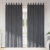 Draperii blackout  cu bucle de suspendare 2 buc Super Gri deschis Catifea GartenMobel Dekor