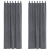 Draperii blackout  cu bucle de suspendare 2 buc Super Gri deschis Catifea GartenMobel Dekor