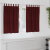 Cortine blackout  cu bucle de agatatoare 2 buc Wine Red Velvet GartenMobel Dekor