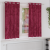 Draperii din catifea 2 buc cu ochiuri bordo 175x140 cm GartenMobel Dekor