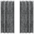 Draperii 2 buc cu Ochiuri Gri 260x140 cm GartenMobel Dekor