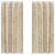 Draperii din catifea 2 buc cu inele Crem 260x140 cm GartenMobel Dekor