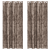 Draperii din Catifea 2 piese cu Grommet Cappuccino 245x140 cm GartenMobel Dekor