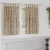 Draperii din catifea 2 pcs cu margine de tab champagne 140x140 cm GartenMobel Dekor
