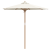 Parasol Grădină Crem 217x230 cm Bambus GartenMobel Dekor