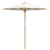 Parasol Grădină Crem 217x230 cm Bambus GartenMobel Dekor