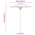 Parasol de Grădină Gri Întunecat 150x210 cm Bambus GartenMobel Dekor