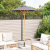 Parasol de Grădină Gri Întunecat 150x210 cm Bambus GartenMobel Dekor