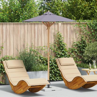 Parasol de Grădină Gri Întunecat 150x210 cm Bambus GartenMobel Dekor
