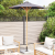 Parasol de Grădină Gri Închis 180x230 cm Bambus GartenMobel Dekor