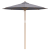 Parasol gri închis 240x260 cm din bambus GartenMobel Dekor