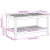 Masa de cafea 110x55x45 cm Lemn solid de acacia GartenMobel Dekor