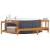 Împrejmuire pentru cadă cu hidromasaj Semicircular 272x120.5x55.5 cm Lemn solid de acacia GartenMobel Dekor
