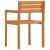 Scaune de grădină, 4 buc., 50x53x80 cm, lemn masiv de salcâm GartenMobel Dekor