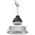 Spotlights încastrate 6 pcs Rotund GU10 Silver Ø91 mm GartenMobel Dekor