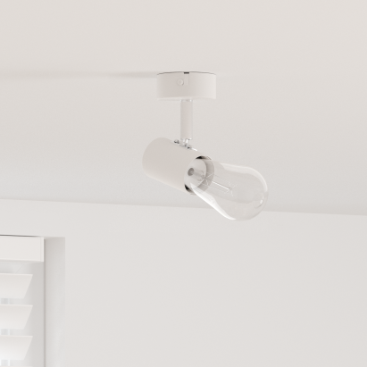 Spotlight 1 cale ajustabil alb E27 GartenMobel Dekor