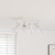 Spot de plafon 4 moduri ajustabile Alb E27 GartenMobel Dekor