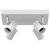 Spot de plafon 4 moduri ajustabile Alb E27 GartenMobel Dekor