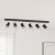 Spot de Plafon 6 Căi Ajustabil Negru E27 GartenMobel Dekor
