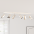 Spotlight de tavan cu 6 moduri ajustabile GU10 nichel periat GartenMobel Dekor