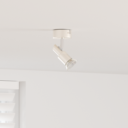 Spotlight de Tavan 1 Way Reglabil Nichel Periat GU10 GartenMobel Dekor