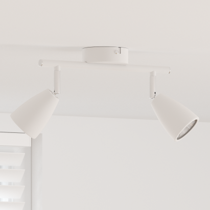 Spot de plafon cu ajustare pe două direcții alb GU10 GartenMobel Dekor