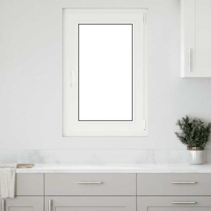 Fereastră de subsol „RISOR” 60x100 cm oscilo-batantă DIN dreapta, albă GartenMobel Dekor