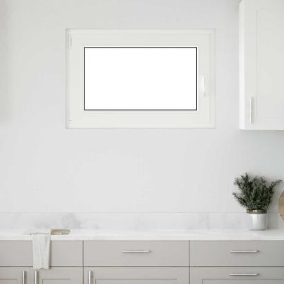 Fereastră de subsol „RISOR” 90x50 cm oscilo-batantă DIN stânga, albă GartenMobel Dekor