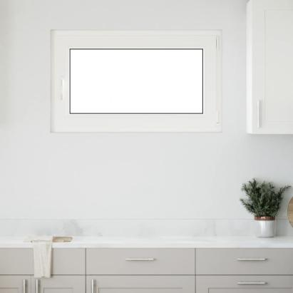 Fereastră de subsol „RISOR” 100x60 cm oscilo-batantă DIN dreapta, albă GartenMobel Dekor