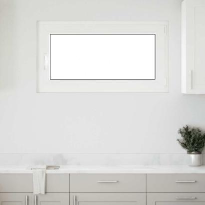 Fereastră de subsol „RISOR” 110x70 cm oscilo-batantă DIN dreapta, albă GartenMobel Dekor