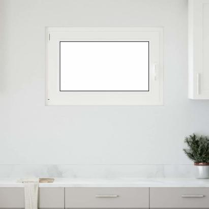 Fereastră de subsol „RISOR” 90x50 cm oscilo-batantă DIN stânga, albă GartenMobel Dekor