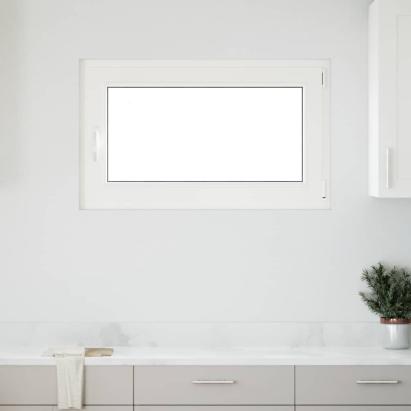 Fereastră de subsol „RISOR” 100x70 cm oscilo-batantă DIN dreapta, albă GartenMobel Dekor
