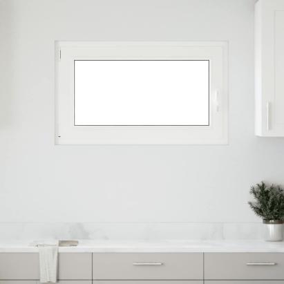Fereastră de subsol „RISOR” 100x70 cm oscilo-batantă DIN stânga, albă GartenMobel Dekor