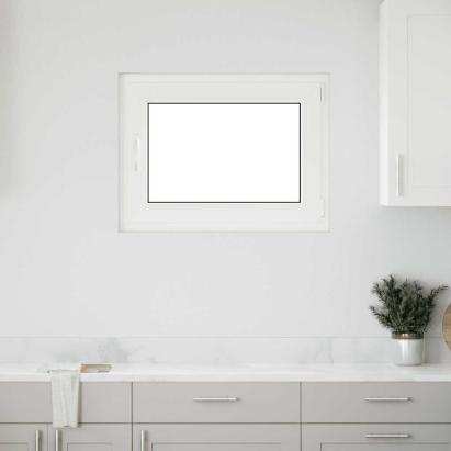 Fereastră de subsol „RISOR” 80x70 cm oscilo-batantă DIN dreapta antracit GartenMobel Dekor