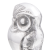 Suporturi decorative pentru cărți  2 buc Argintiu 12x9x19 cm Aluminiu Bufniță GartenMobel Dekor