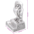 Suporturi decorative pentru cărți  2 buc Argintiu 12x9x19 cm Aluminiu Bufniță GartenMobel Dekor