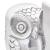 Suporturi decorative pentru cărți  2 buc Silver 7x9x11 cm Aluminiu Bufniță GartenMobel Dekor