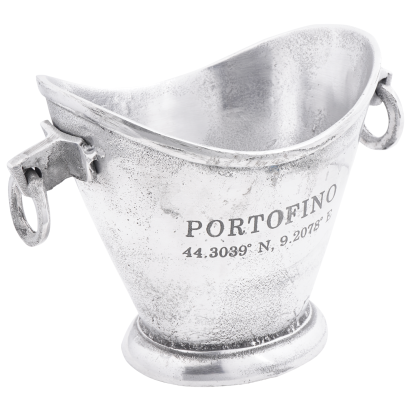Bucket de Gheață Argintiu 29x16x19 cm Aluminiu GartenMobel Dekor