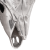 Cap de Taur Montat pe Perete  Argintiu 49x10x36 cm Aluminiu GartenMobel Dekor