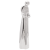 Sculptură Argintie 10x16x49 cm Aluminiu GartenMobel Dekor