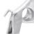Sculptură Buldog  Argintie 22x9,5x34 cm Aluminiu GartenMobel Dekor
