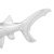 Sculptură Rechin Argintie 68x20x24 cm Aluminiu GartenMobel Dekor