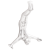 Sculptură Argintie 22x8x25 cm Aluminiu Omul căzător GartenMobel Dekor