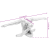 Sculptură Argintie 63x20x22 cm Aluminiu Gânditor GartenMobel Dekor