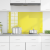 Placă backsplash bucătărie  Galben 100x60x0,6 cm din sticlă securizată GartenMobel Dekor