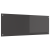 Bucătărie  Backsplash Gri Închis 110x40x0,6 cm Sticlă Temperată GartenMobel Dekor