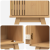 Cabinet de baie  Maro 35x30x159 cm din lemn de pin masiv GartenMobel Dekor