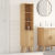 Cabinet de baie  Maro 35x30x159 cm din lemn de pin masiv GartenMobel Dekor