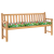 Perne pentru bancă 2 bucăți Tropice Junglă 180x40x8 cm Material Oxford GartenMobel Dekor