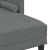 Canapea L-shaped pentru 3 persoane Gri închis 160 cm Fabricat GartenMobel Dekor